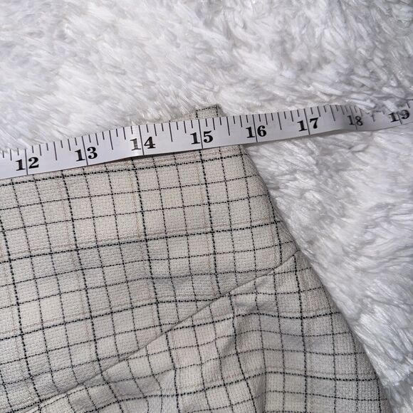 Joie Porcelain Botan Plaid Mini Skirt Size 8 - Picture 6 of 6